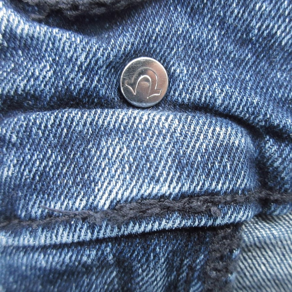 True Religion Geno Relaxed Slim Jeans Mens 32x26 Blue Medium Wash Stretch Denim - Picture 15 of 16
